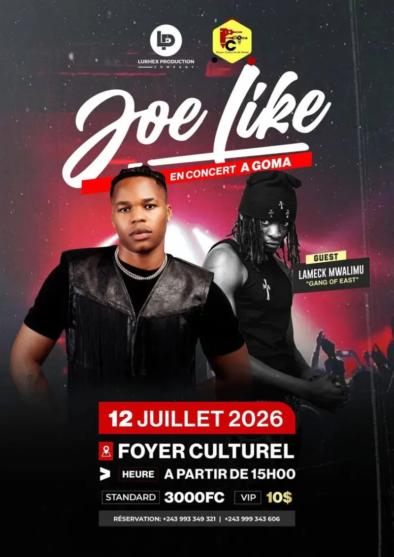 Joe Like en Concert  a Goma
