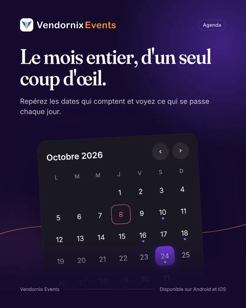 Vendornix Events DEMO